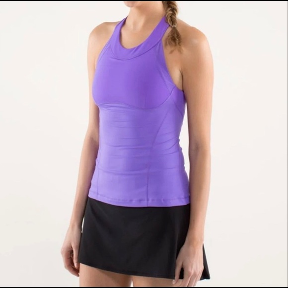 lululemon athletica Tops - Lululemon Run Make It Count purple tank top